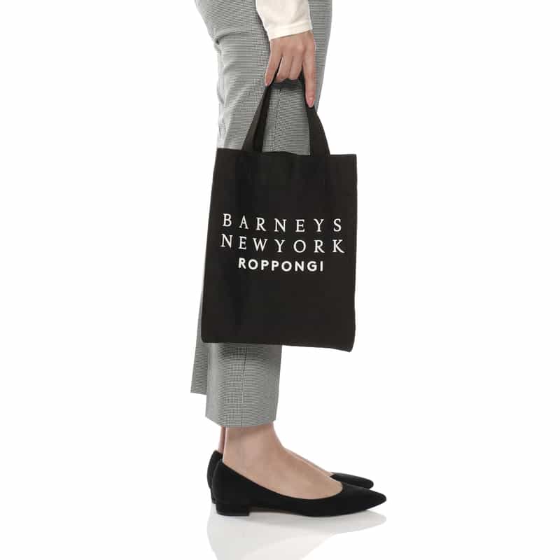 BARNEYS NEW YORK ロゴ入り ミニトートバッグ "ROPPONGI" BLACK