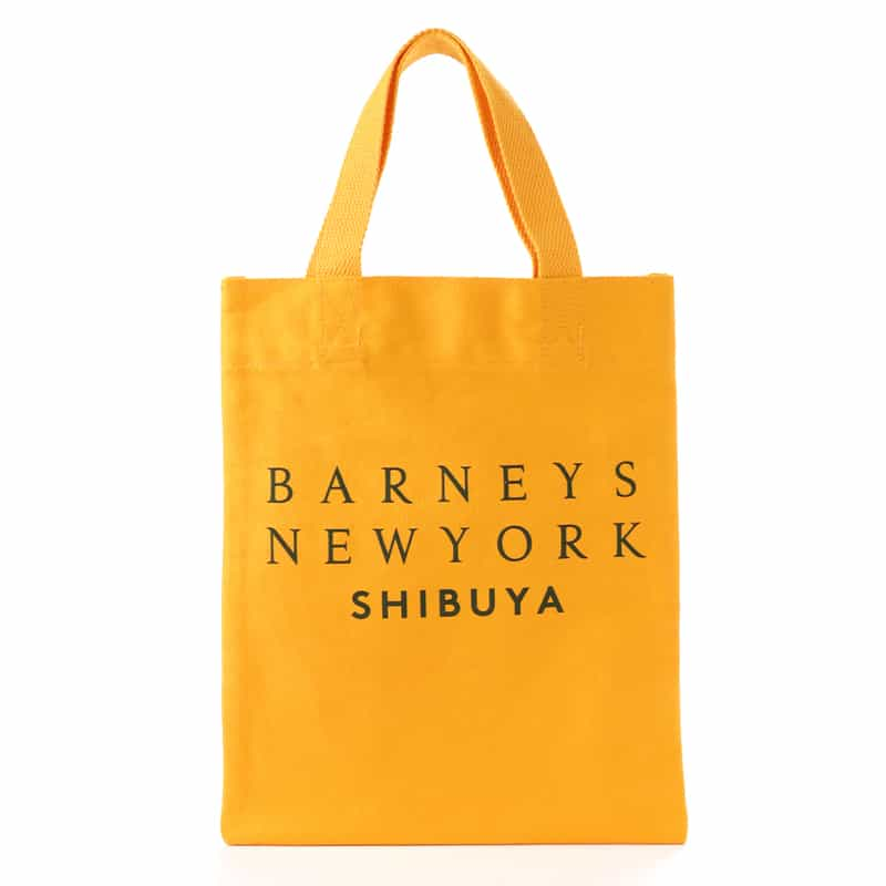 BARNEYS NEW YORK ロゴ入り ミニトートバッグ "SHIBUYA" YELLOW