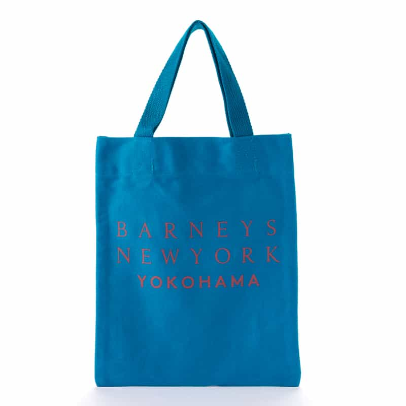 BARNEYS NEW YORK ロゴ入り ミニトートバッグ "YOKOHAMA" BLUE