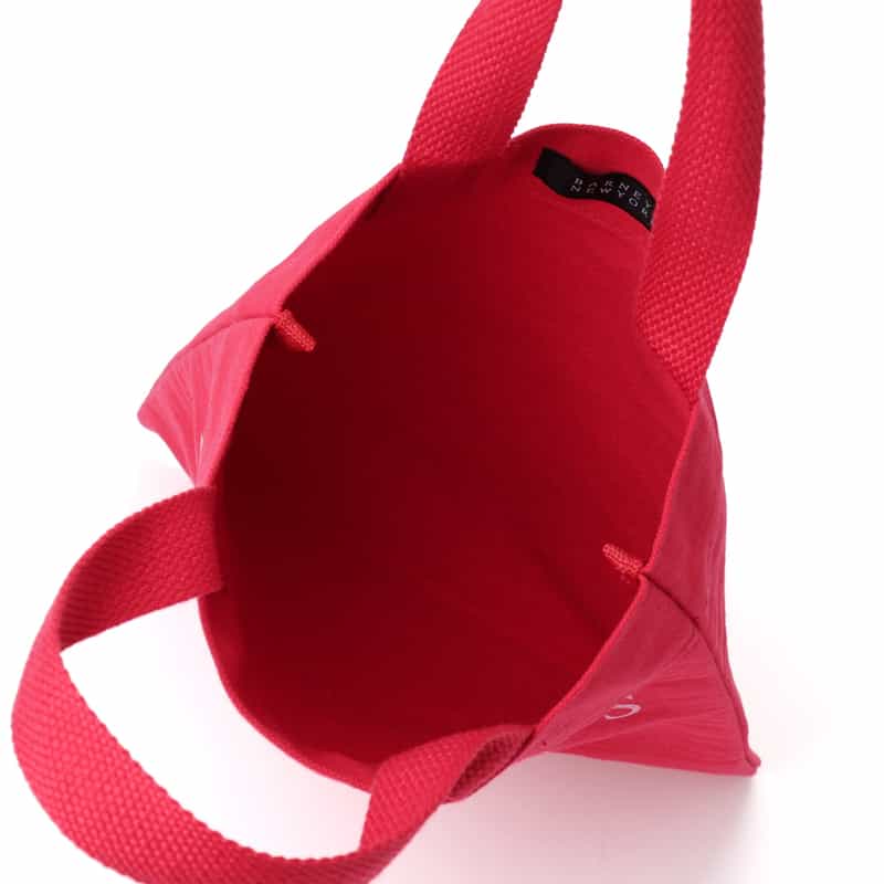 BARNEYS NEW YORK ロゴ入り ミニトートバッグ "YOKOHAMA" RED