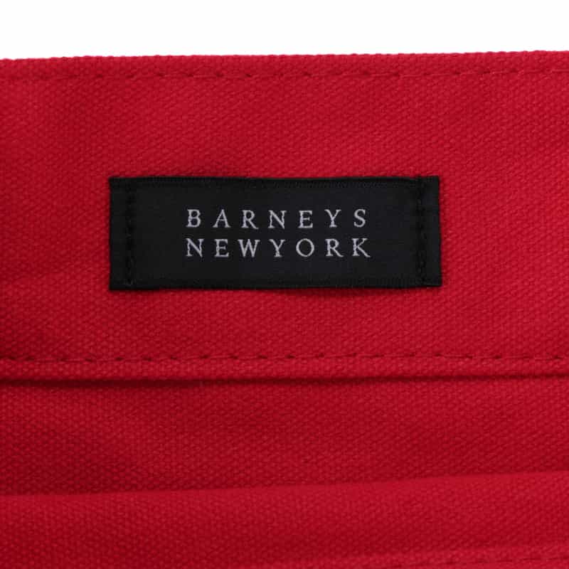 BARNEYS NEW YORK ロゴ入り ミニトートバッグ "YOKOHAMA" RED