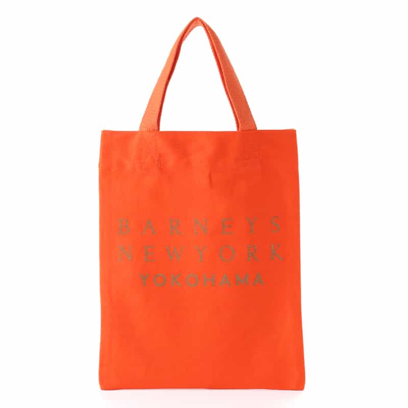 BARNEYS NEW YORK ロゴ入り ミニトートバッグ "YOKOHAMA" ORANGE