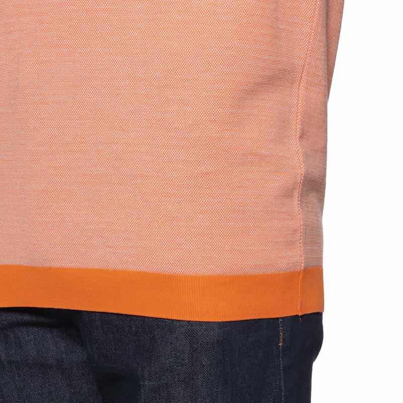 KETROY KETROY＜ケトロイ＞バーニーズ　ニューヨーク限定コットンピケ素材ハーフスリーブ カットソー ORANGE