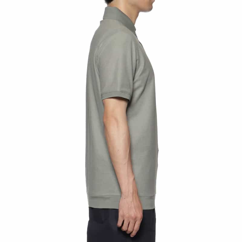 KETROY KETROY＜ケトロイ＞バーニーズ　ニューヨーク限定コットンピケ素材ポロシャツ GRAY