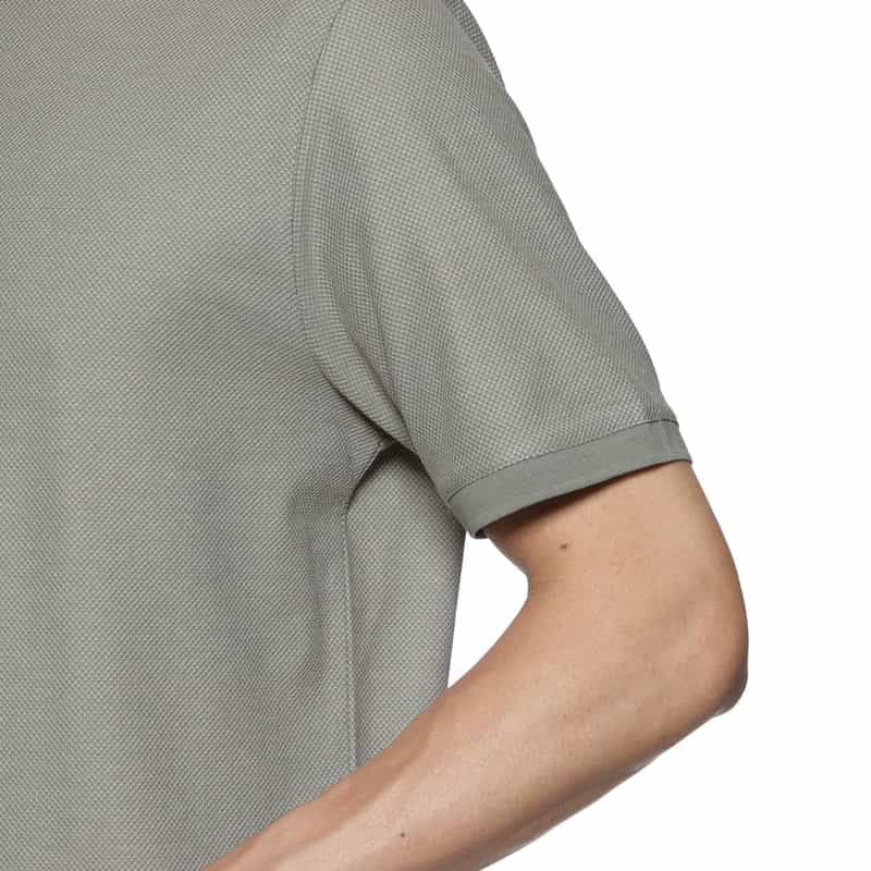 KETROY KETROY＜ケトロイ＞バーニーズ　ニューヨーク限定コットンピケ素材ポロシャツ GRAY