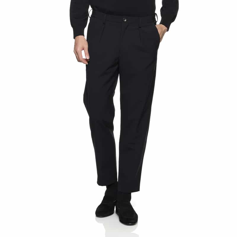 BARNEYS NEW YORK セットアップ クロップド イージーパンツ NAVY