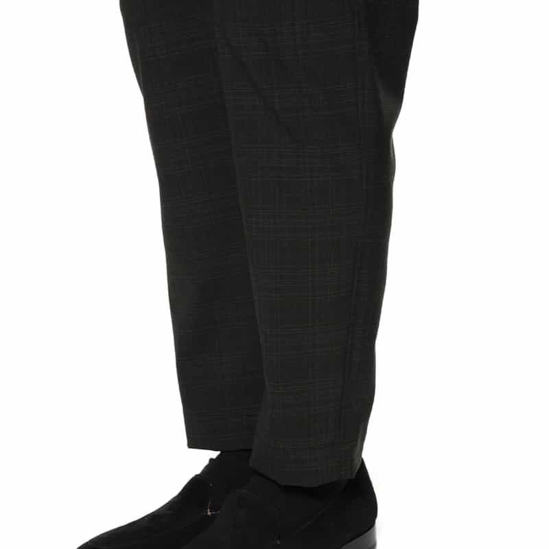 BARNEYS NEW YORK セットアップ クロップド イージーパンツ DARK GRAY