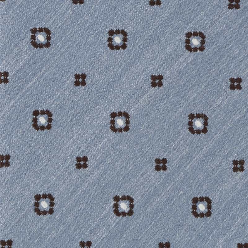 STEFANO BIGI 小紋柄タイ LIGHT BLUE