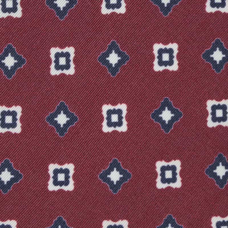 STEFANO BIGI 小紋柄タイ WINE