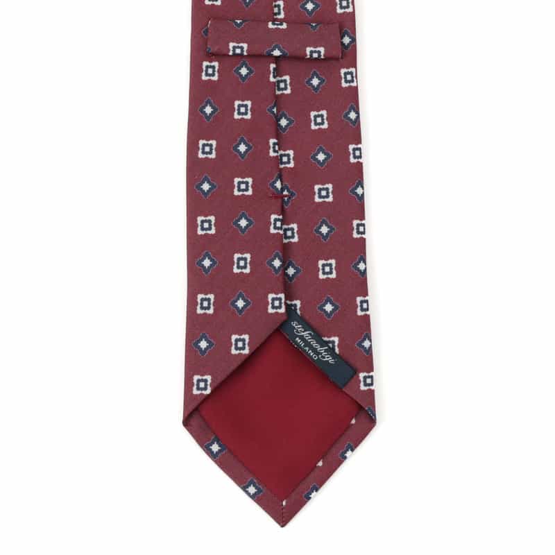 STEFANO BIGI 小紋柄タイ WINE