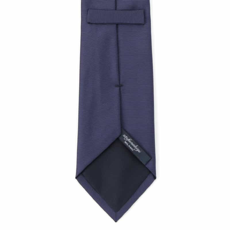 STEFANO BIGI ソリッドタイ BLUE