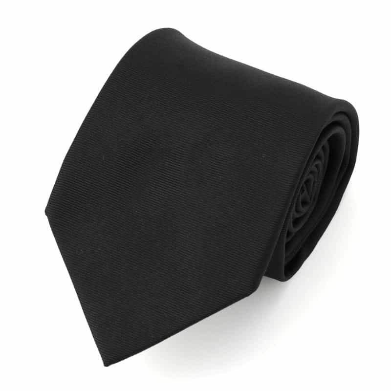 STEFANO BIGI ソリッドタイ BLACK