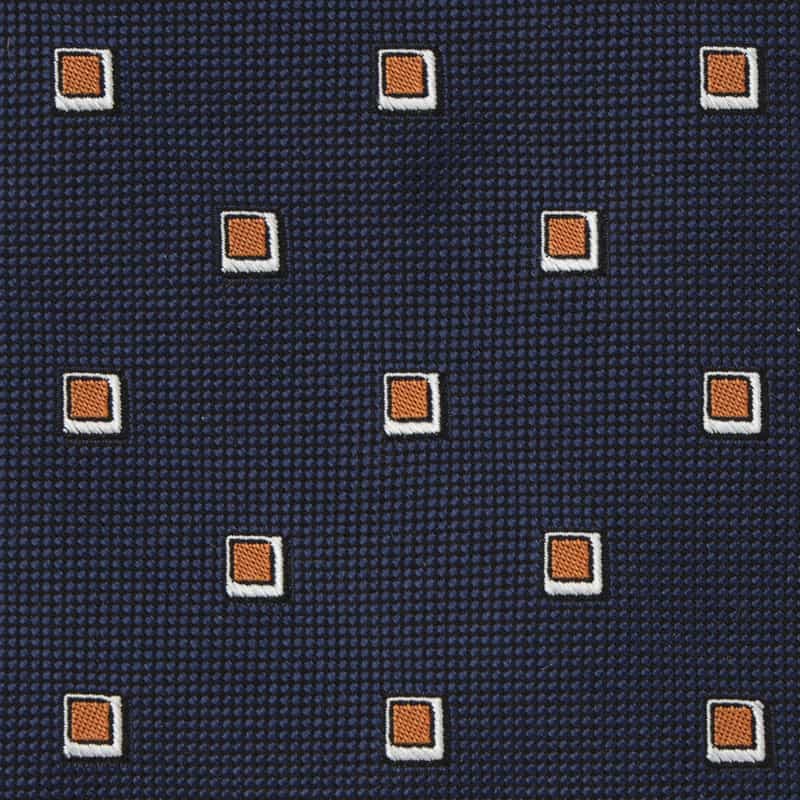 STEFANO BIGI 小紋柄タイ NAVY