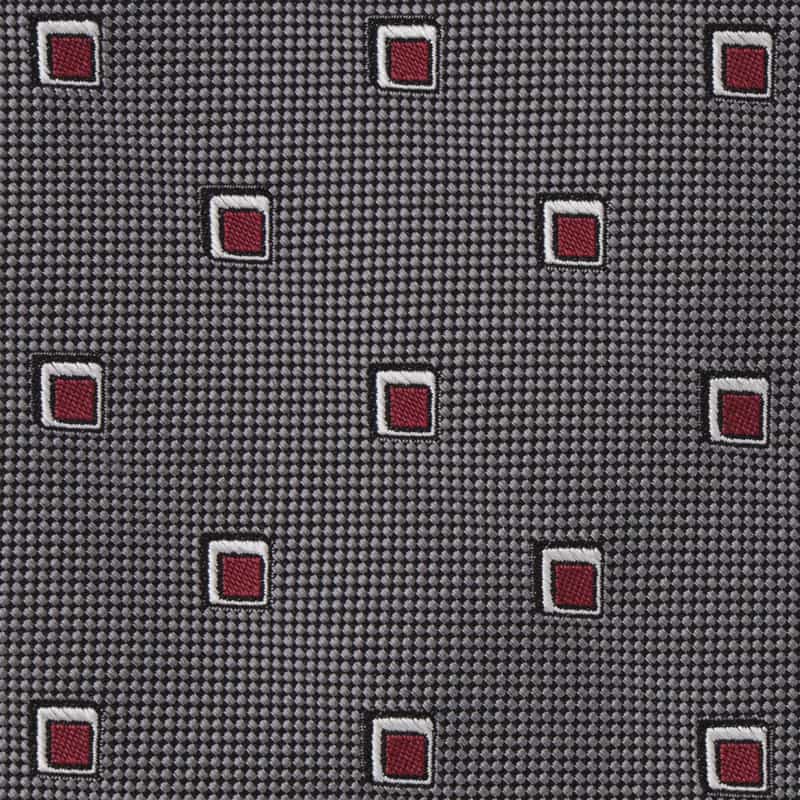 STEFANO BIGI 小紋柄タイ GRAY