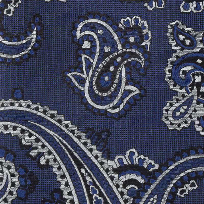 STEFANO BIGI ペイズリー柄タイ NAVY