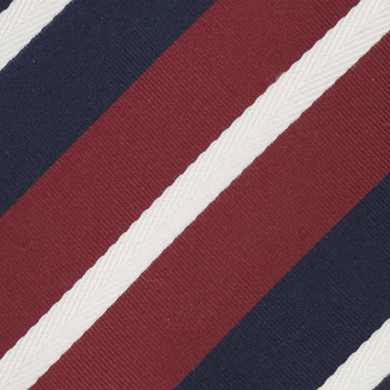 STEFANO BIGI ストライプ柄タイ WINE