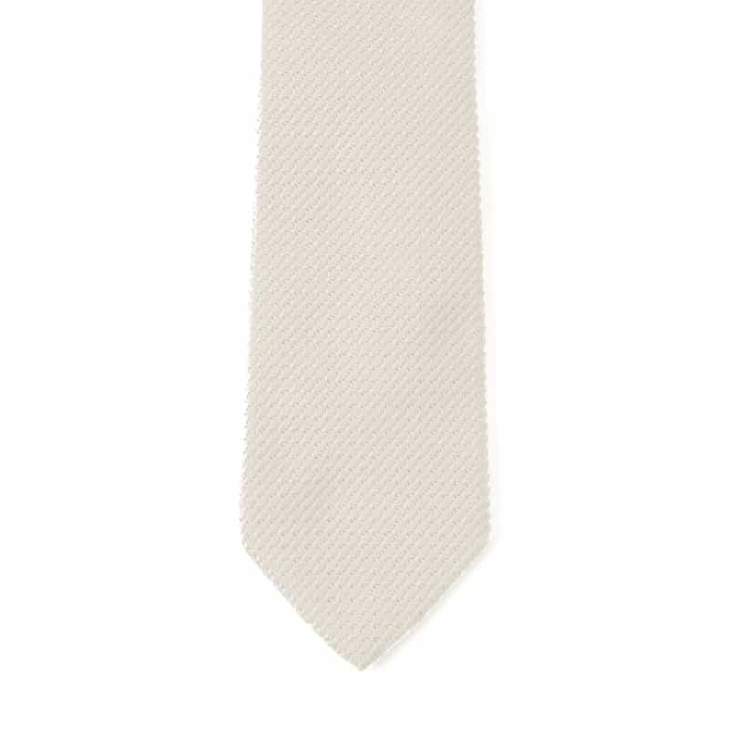 STEFANO BIGI ソリッドタイ WHITE