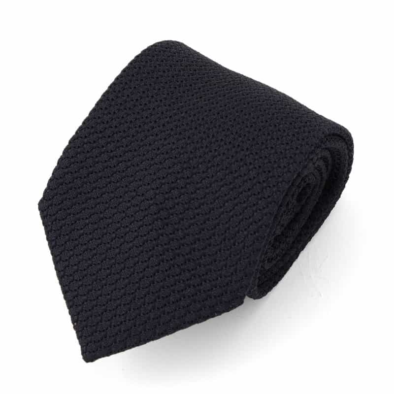 STEFANO BIGI ソリッドタイ NAVY