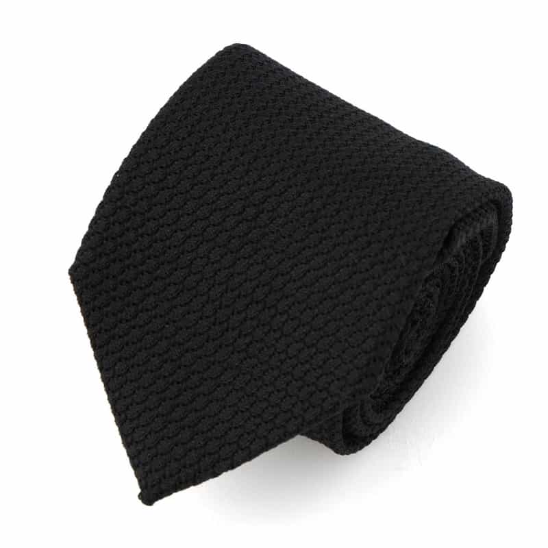 STEFANO BIGI ソリッドタイ BLACK