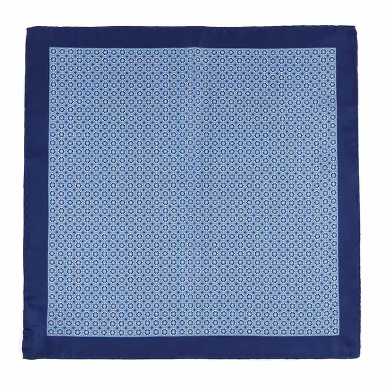 STEFANO BIGI ポケットチーフ LIGHT BLUE