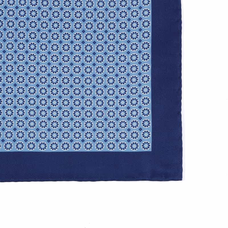 STEFANO BIGI ポケットチーフ LIGHT BLUE