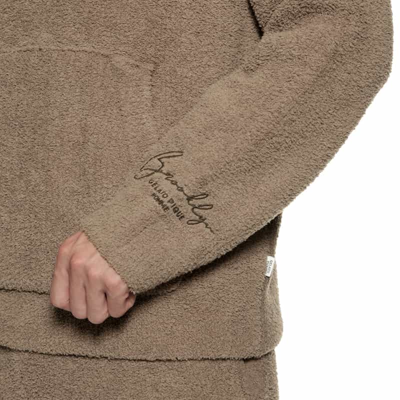 GELATO PIQUE HOMME GELATO PIQUE HOMME＜ジェラート ピケ オム＞バーニーズ　ニューヨーク限定ルームウェア （フーディ） BEIGE