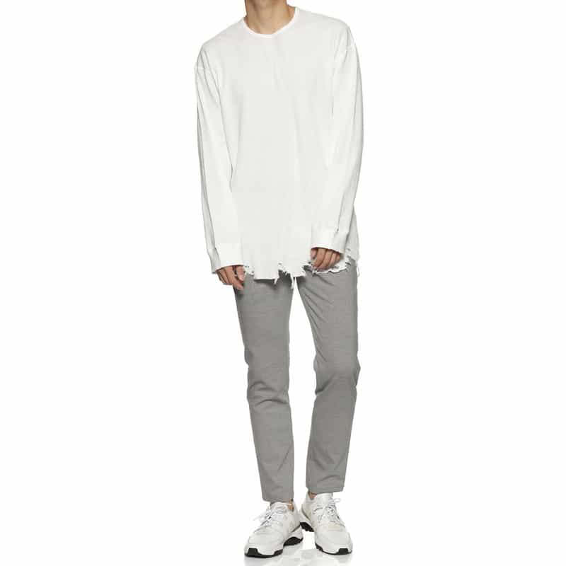 BERNARDO GIUSTI バーニーズ　ニューヨーク限定 ジャージー イージーパンツ LIGHT GRAY