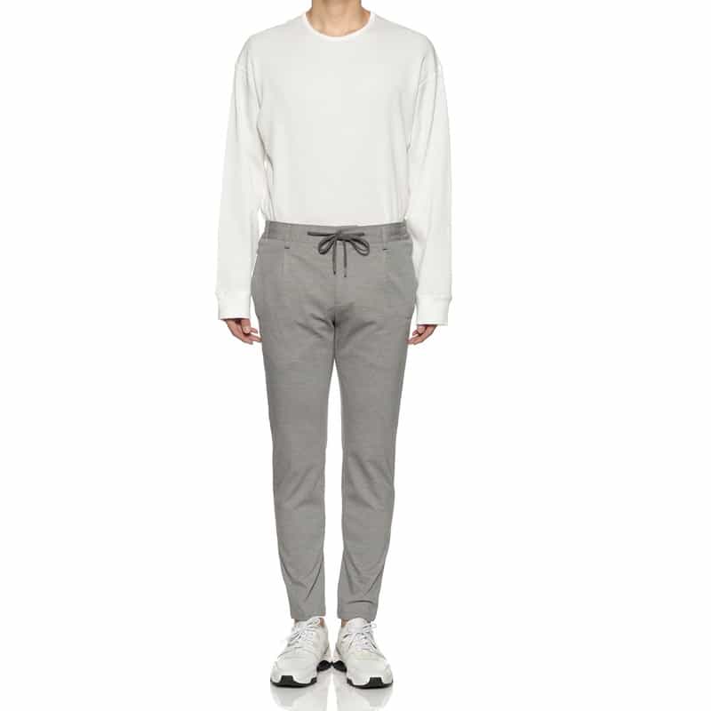 BERNARDO GIUSTI バーニーズ　ニューヨーク限定 ジャージー イージーパンツ LIGHT GRAY