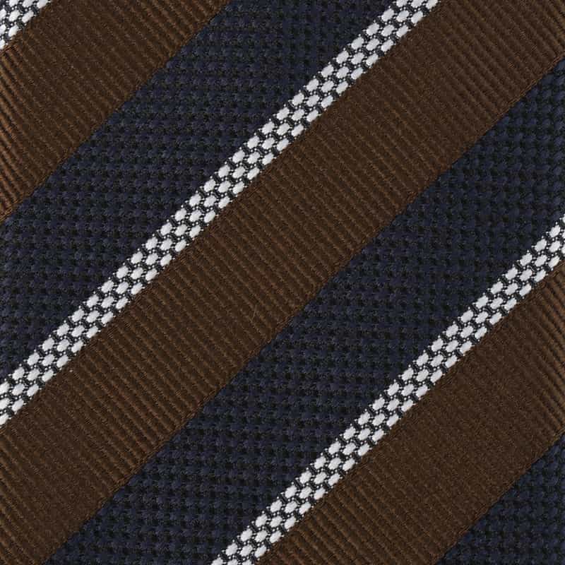 ALTEA ストライプ柄タイ NAVY