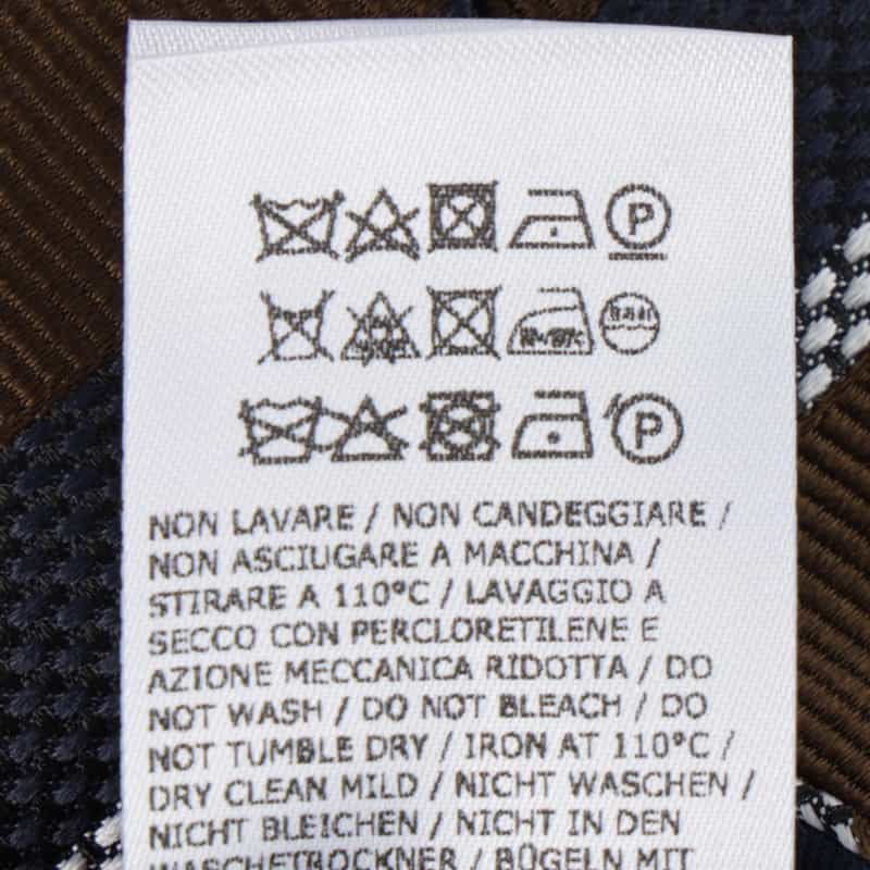 ALTEA ストライプ柄タイ NAVY