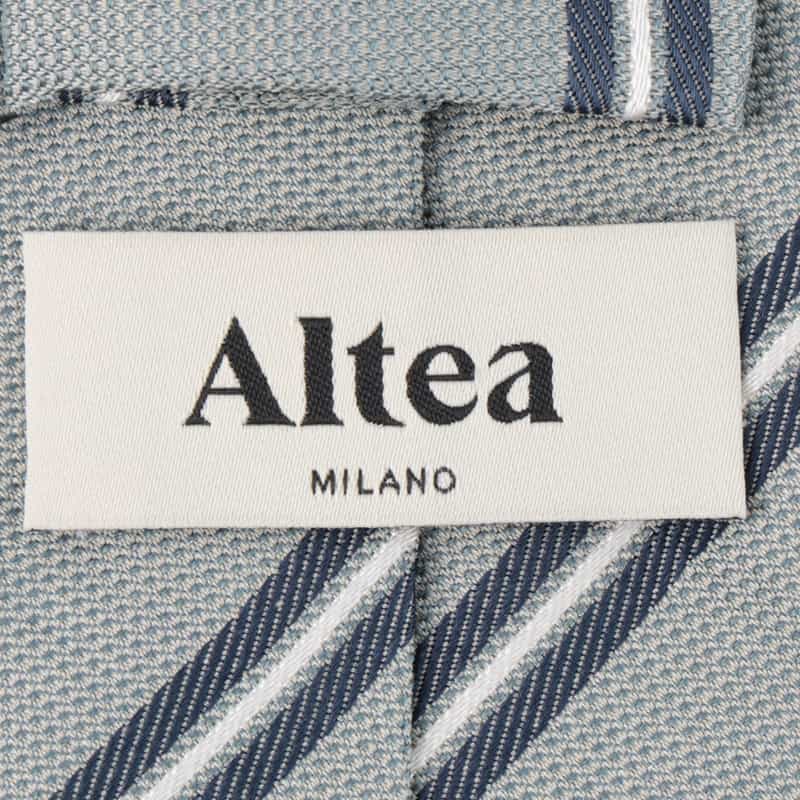 ALTEA ストライプ柄タイ BLUE