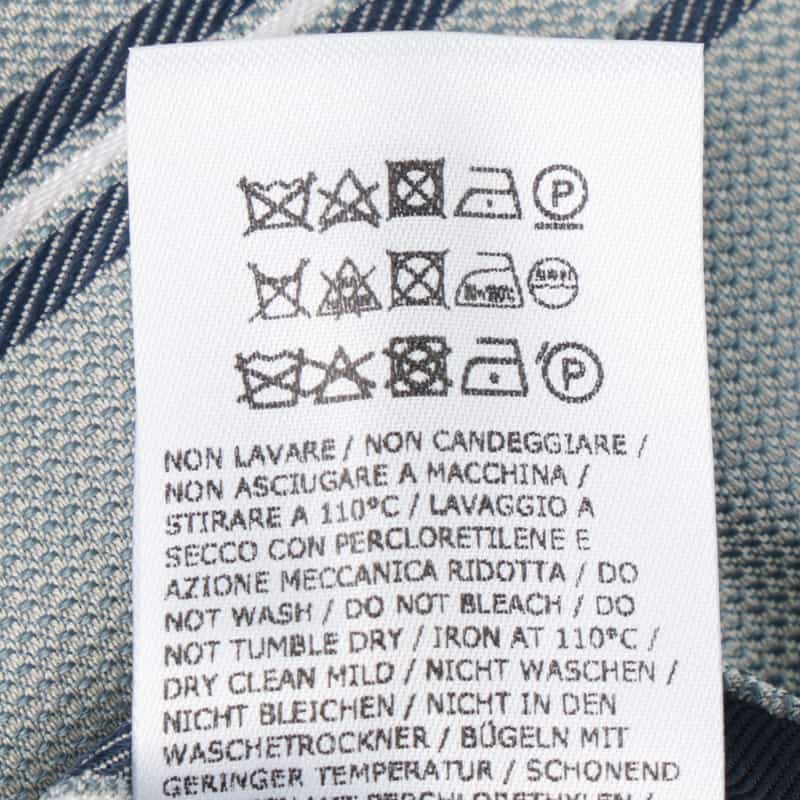 ALTEA ストライプ柄タイ BLUE