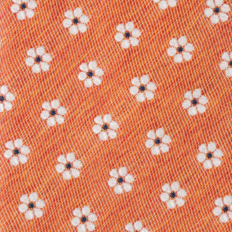 ALTEA 小花柄タイ ORANGE