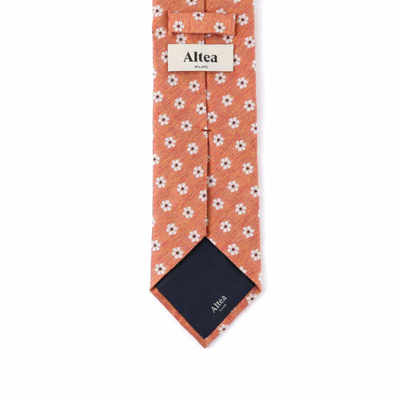 ALTEA 小花柄タイ ORANGE