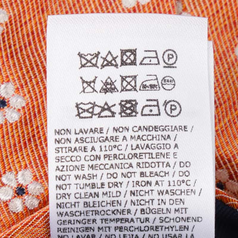 ALTEA 小花柄タイ ORANGE