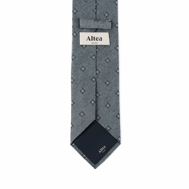 ALTEA 小花柄タイ NAVY