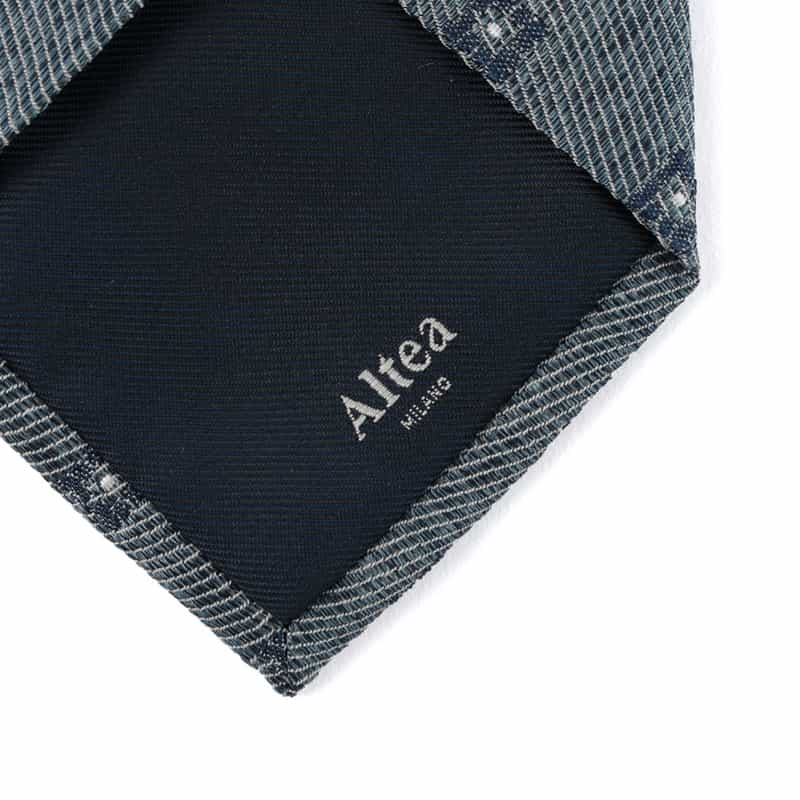 ALTEA 小花柄タイ NAVY