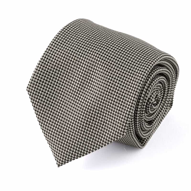 ALTEA マイクロジャカード柄タイ BLACK