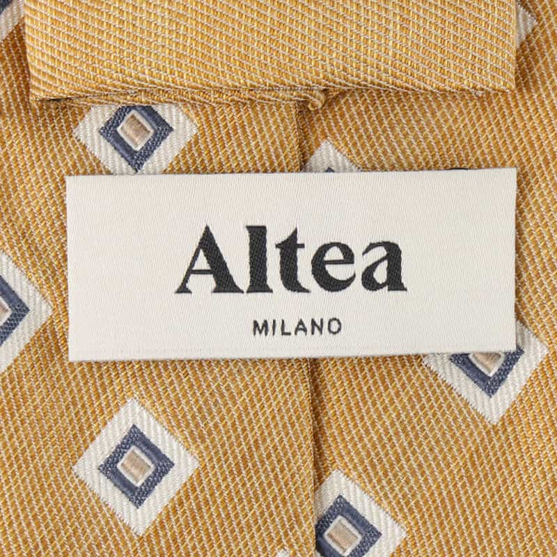 ALTEA 小紋柄タイ YELLOW
