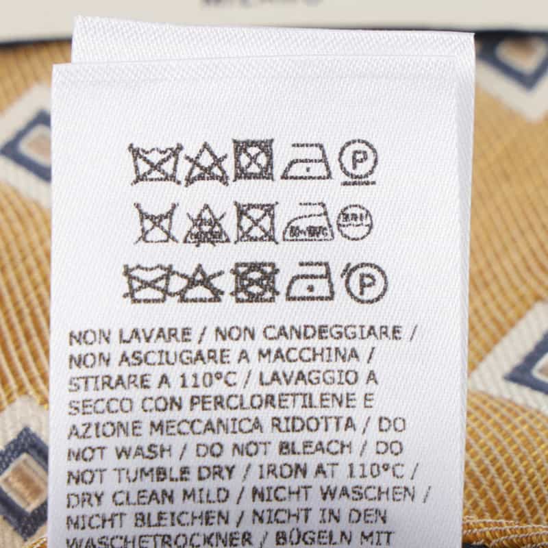 ALTEA 小紋柄タイ YELLOW