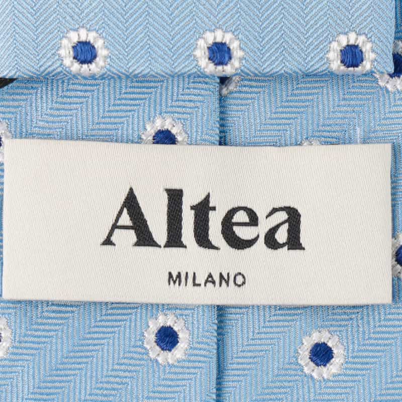 ALTEA 小花柄タイ LT BLUE