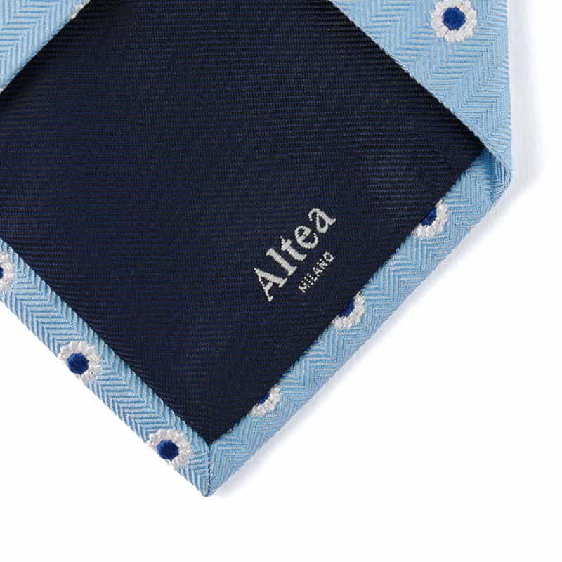ALTEA 小花柄タイ LT BLUE