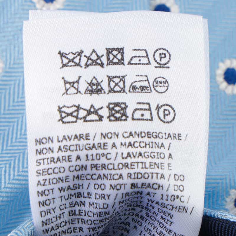 ALTEA 小花柄タイ LT BLUE