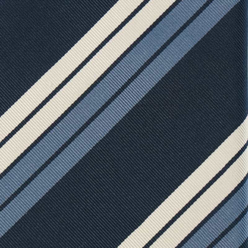 ALTEA ストライプ柄タイ NAVY