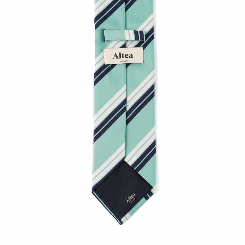 ALTEA ストライプ柄タイ LT BLUE