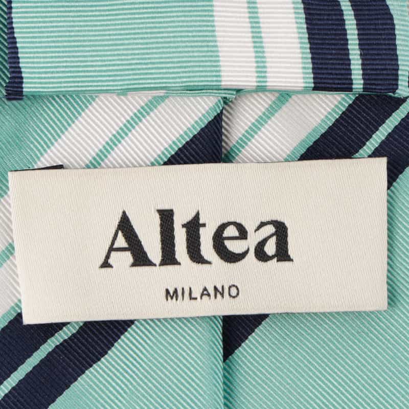 ALTEA ストライプ柄タイ LT BLUE