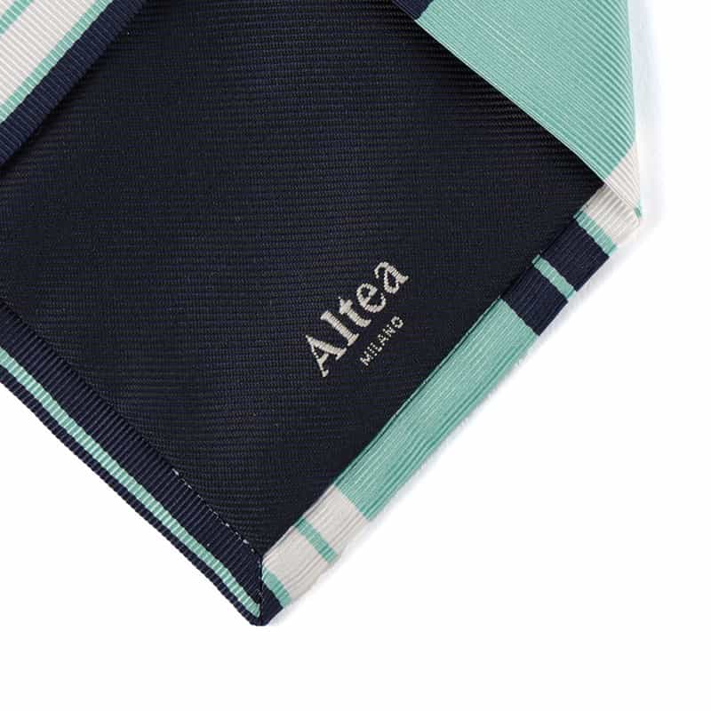 ALTEA ストライプ柄タイ LT BLUE