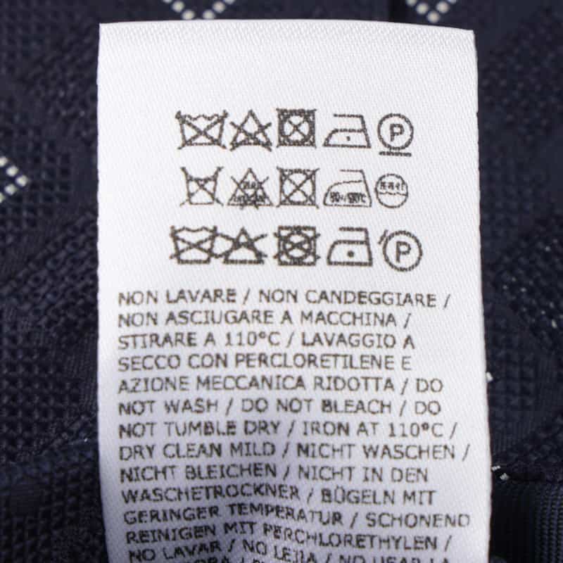 ALTEA スクエア柄タイ NAVY