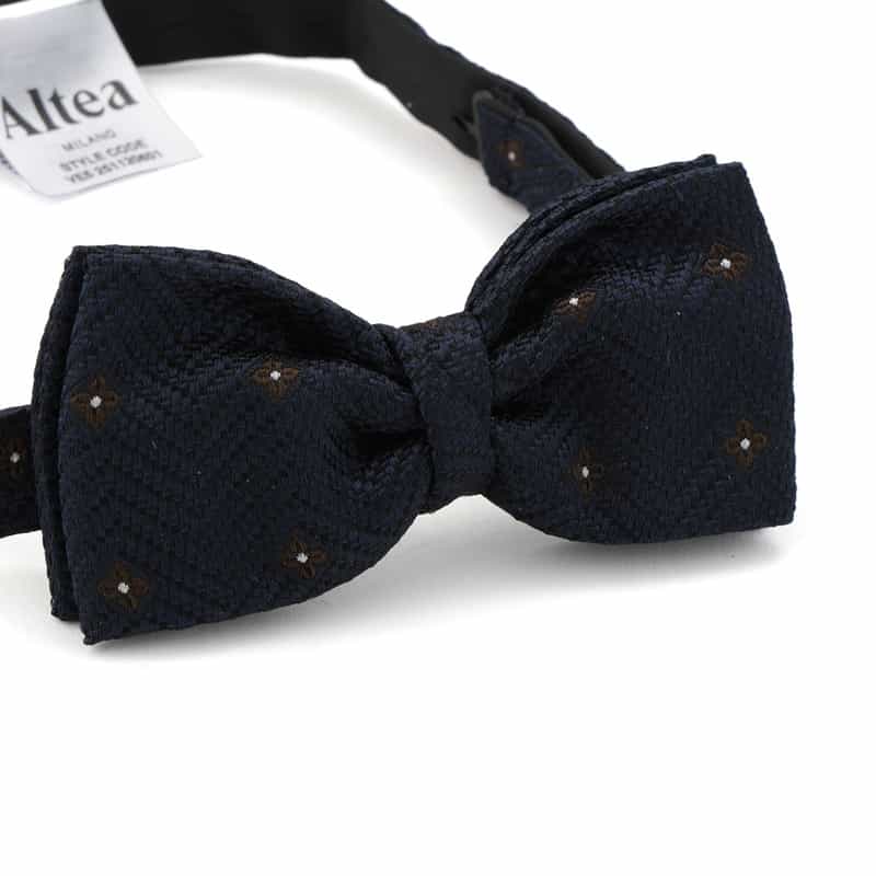 ALTEA 小紋柄ボウタイ NAVY