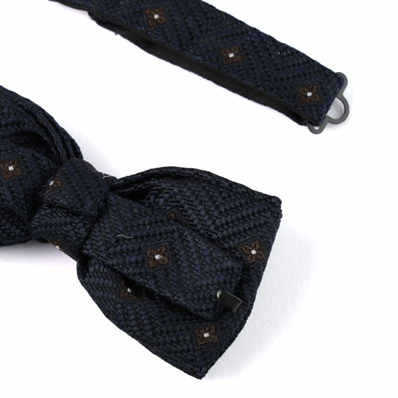 ALTEA 小紋柄ボウタイ NAVY